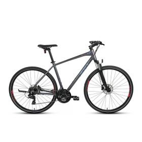 Carraro Sportive 223 508H HD 28 Jant 21 Vites 46 cm Antrasit Kırmızı Açık Mavi Erkek Şehir Bisikleti