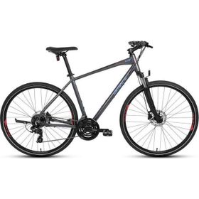 Carraro Sportive 223 508H HD 28 Jant 21 Vites 46 cm Antrasit Kırmızı Açık Mavi Erkek Şehir Bisikleti