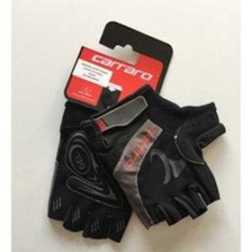 Carraro V7 Siyah/Gri Kısa Parmak Eldiven