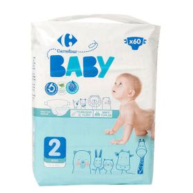 Carrefour Baby No:2 Mini 60 Adet Bebek Bezi