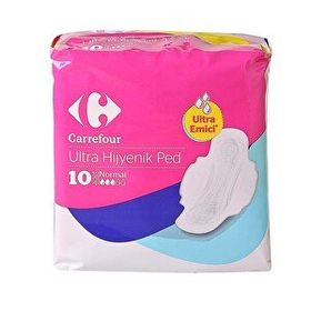 Carrefour Ultra Normal 10'lu Hijyenik Ped