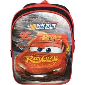 Cars 89346 Şimşek Mcqueen Erkek Çocuk Anaokulu Çantası Kırmızı-Gri