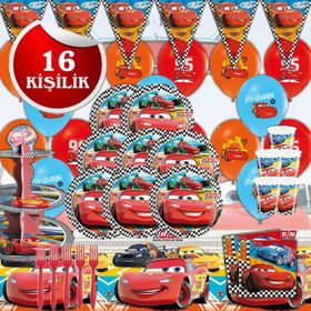 Cars Mcqueen Doğum Günü Masa Örtüsü