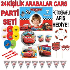 Cars Mcqueen Doğum Günü Masa Örtüsü