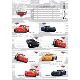 Cars Okul Etiketi