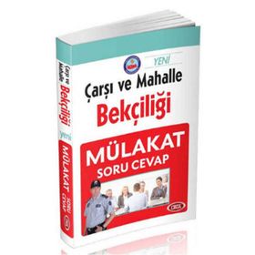 Çarşı ve Mahalle Bekçiliği Mülakat Soru Cevap - Data Yayınları