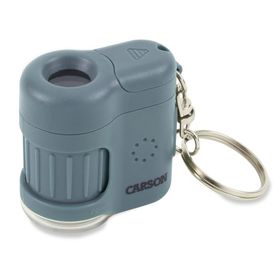 Carson MM-280B Micro Mini Mavi Cep Mikroskobu Anahtarlık