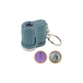 Carson MM-280B Micro Mini Mavi Cep Mikroskobu Anahtarlık