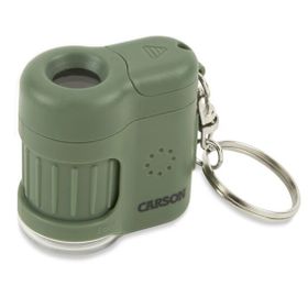 Carson MM-280G Micro Mini Yeşil Cep Mikroskobu Anahtarlık