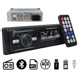 Carstar CS-920 7 Renkli Çift USB/SD/FM/AUX/Bluetooth Kumandalı 4X60 Watt Oto Teyp