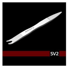 Carstar Sv2 Araç İçi Paslanmaz Çelik Krom Kaplama Ses Sistemi Sökmek için 5x165 mm Siyah Levye