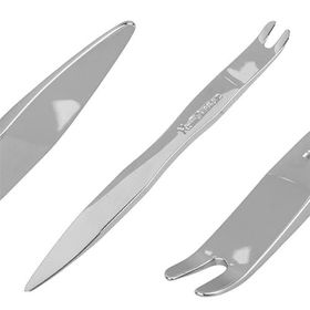 Carstar Sv2 Araç İçi Paslanmaz Çelik Krom Kaplama Ses Sistemi Sökmek için 5x165 mm Siyah Levye