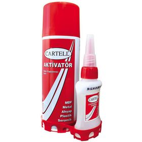 Cartell Aktivatör 200 ml Hızlı Yapıştırıcı Seti