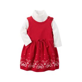 Carter's 127G258 Kırmızı 2'Li Kız Bebek Set