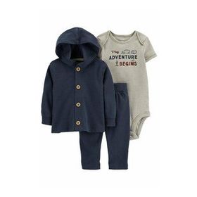 Carter's 1N674510 Lacivert Erkek Bebek Hırkalı Set