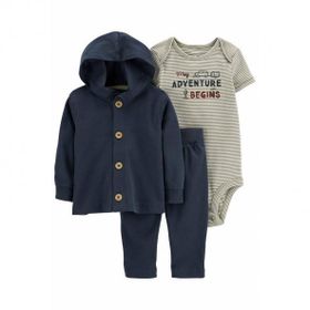 Carter's 1N674510 Lacivert Erkek Bebek Hırkalı Set