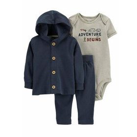 Carter's 1N674510 Lacivert Erkek Bebek Hırkalı Set