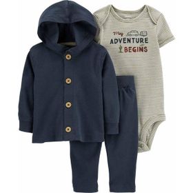Carter's 1N674510 Lacivert Erkek Bebek Hırkalı Set