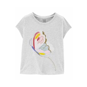 Carter's Açık Gri Küçük Kız Çocuk Tshirt