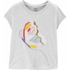 Carter's Açık Gri Küçük Kız Çocuk Tshirt