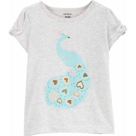Carter's Açık Gri Küçük Kız Çocuk Tshirt