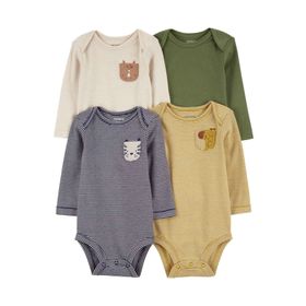 Carter's Erkek Bebek Uzun Kollu 4'lü Body Set