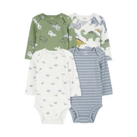 Carter's Erkek Bebek Uzun Kollu 4'lü Body Set