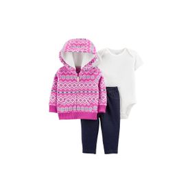 Carter's Kız Bebek 3'lü Mor Set