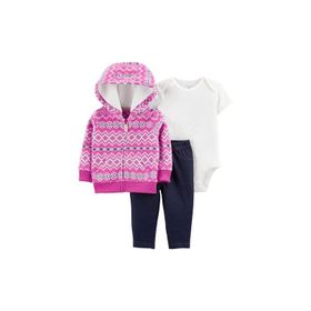 Carter's Kız Bebek 3'lü Mor Set