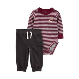 Carter's Mavi Erkek Bebek 2'li Body ve Pantolon Set