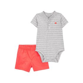 Carter's Mavi Erkek Bebek 2'li Body ve Pantolon Set
