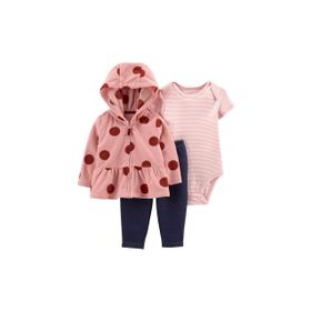 Carter's Pembe 3 Kız Bebek Set