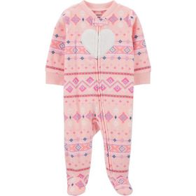 Carter's Pembe Yenidoğan Kız Bebek Polar Uyku Tulumu