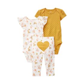 Carter's Renkli Layette Bebek 3'lü Set