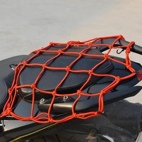 Carub 4620623 Elastik Çok Amaçlı 40x40 cm Kırmızı Bagaj Kask Filesi