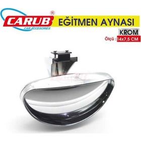 Carub BR0221178 Hk Sürücü Kursu Egitmen Aynası Krom 14x7.5 cm Dış Dikiz İlave Ayna