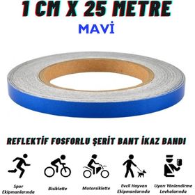Carub BR2405104 Hk 1 cm x25 mt Mavi Fosfor Bant