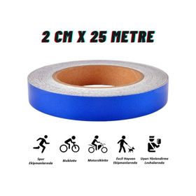 Carub BR2405204 Hk 2 cm 25 mt Mavi Fosfor Bant