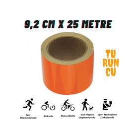 Carub BR2405406 Hk 9,2 cm x25 mt Turuncu Fosfor Bant