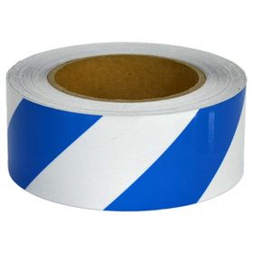 Carub BR2406002 Hk Çapraz 5 cm x25 m Beyaz/Mavi Fosfor Bant