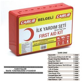Carub Lüx Belgeli İlk Yardım Seti