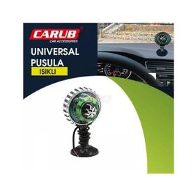 Carub Nostalji Vantuzlu Büyük Işıklı Pusula