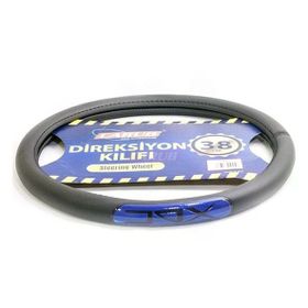 Carub Siyah-Mavi Xdc Fosforlu 38 cm Direksiyon Kılıfı