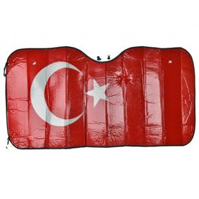 Carub Türk Bayrağı Ön Cam Güneşlik