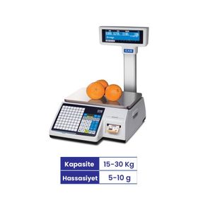 CAS CL-5200 Barkodlu 30 kg Terazi