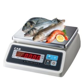 CAS SWII 6EV 6-15-30 kg Led Akülü Su Korumalı Terazi