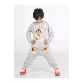 Casabony CS-23K-024 Tiger Gri Erkek Çocuk Eşofman Takımı