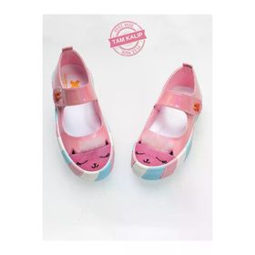 Casabony CS-24Y-076 Rugan Simli 3d Pembe Kız Sneaker Babet