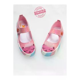 Casabony CS-24Y-076 Rugan Simli 3d Pembe Kız Sneaker Babet