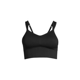 Casall Siyah 23180-901 Seamless Rib Padded Sport Sporcu Sütyeni